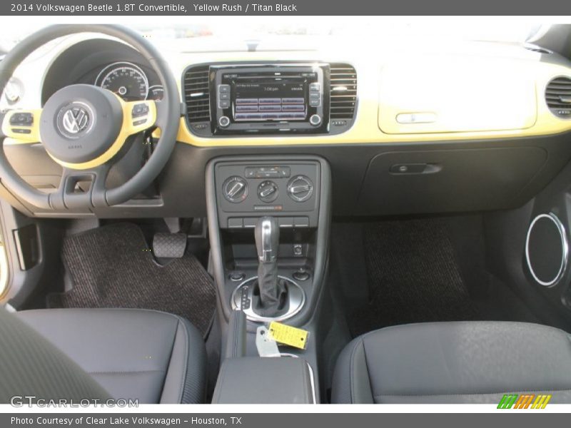 Yellow Rush / Titan Black 2014 Volkswagen Beetle 1.8T Convertible