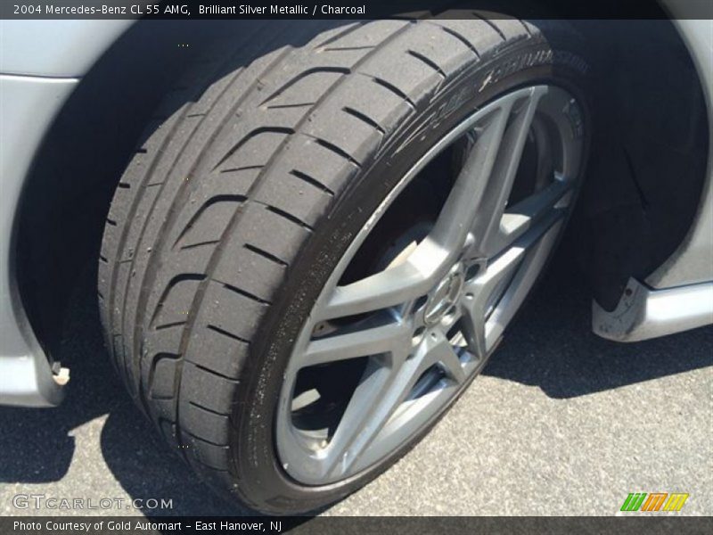 Brilliant Silver Metallic / Charcoal 2004 Mercedes-Benz CL 55 AMG