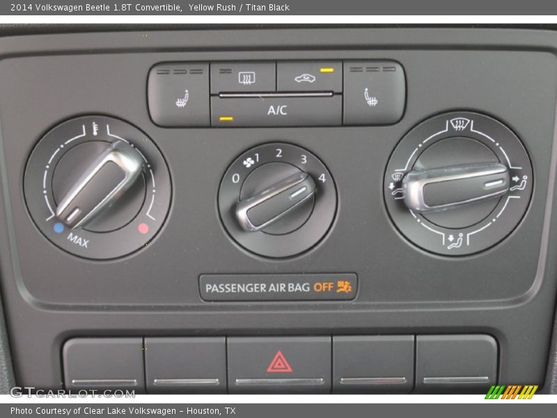 Yellow Rush / Titan Black 2014 Volkswagen Beetle 1.8T Convertible