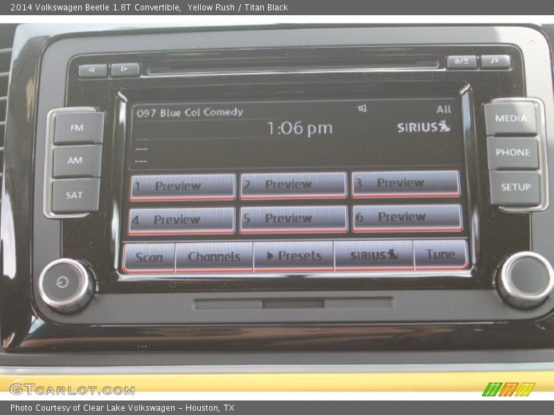 Yellow Rush / Titan Black 2014 Volkswagen Beetle 1.8T Convertible