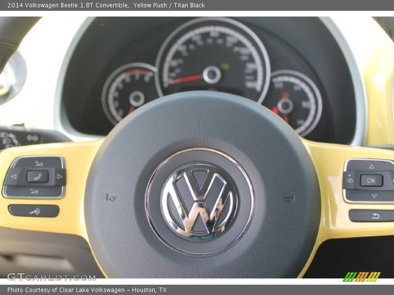 Yellow Rush / Titan Black 2014 Volkswagen Beetle 1.8T Convertible