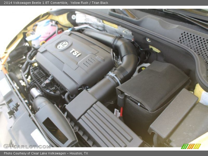 Yellow Rush / Titan Black 2014 Volkswagen Beetle 1.8T Convertible