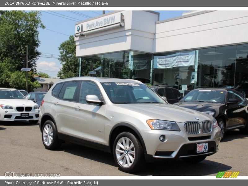 Mineral Silver Metallic / Mojave 2014 BMW X3 xDrive28i