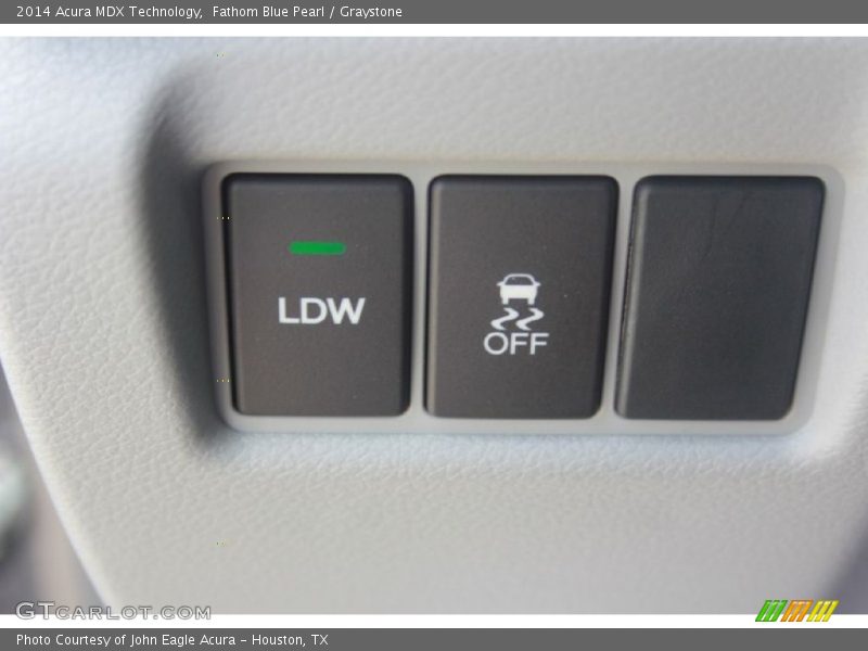 Fathom Blue Pearl / Graystone 2014 Acura MDX Technology