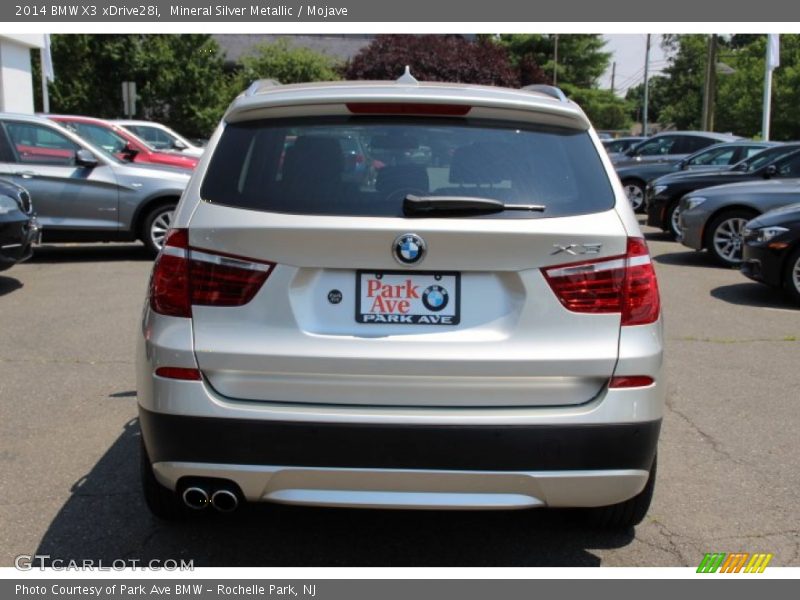 Mineral Silver Metallic / Mojave 2014 BMW X3 xDrive28i