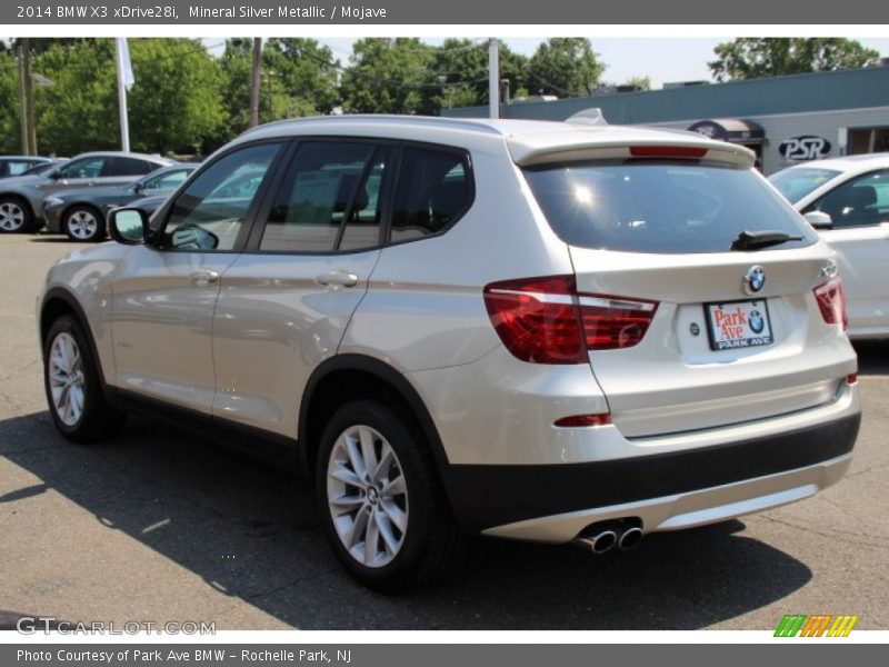 Mineral Silver Metallic / Mojave 2014 BMW X3 xDrive28i