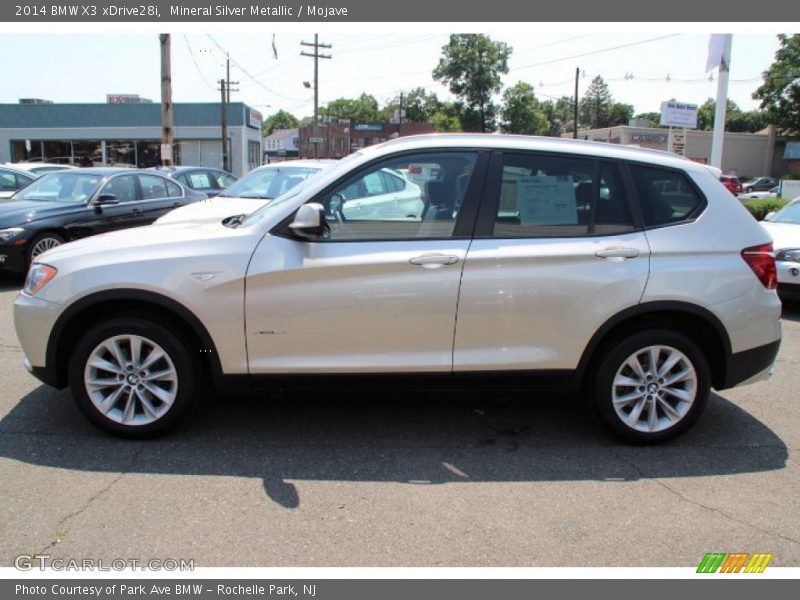 Mineral Silver Metallic / Mojave 2014 BMW X3 xDrive28i