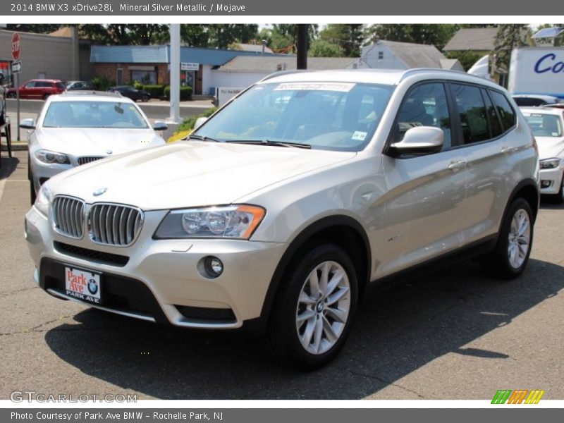 Mineral Silver Metallic / Mojave 2014 BMW X3 xDrive28i