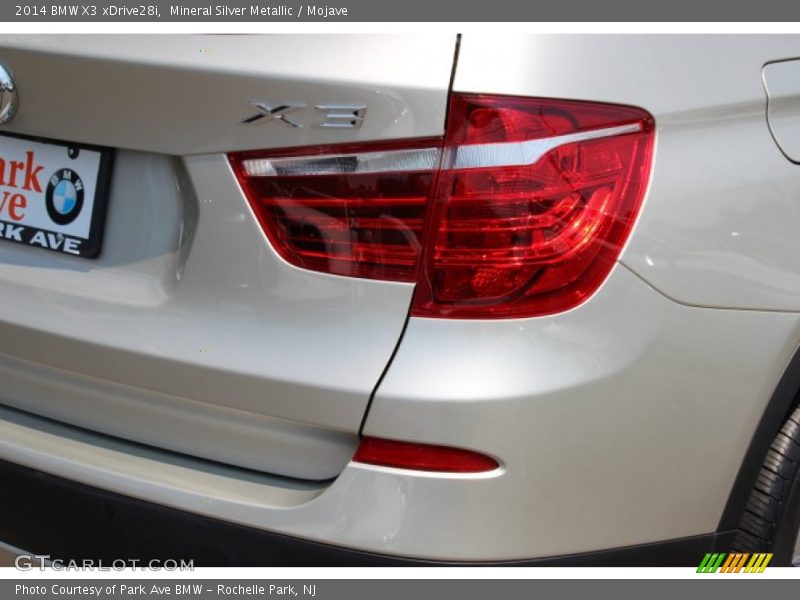 Mineral Silver Metallic / Mojave 2014 BMW X3 xDrive28i
