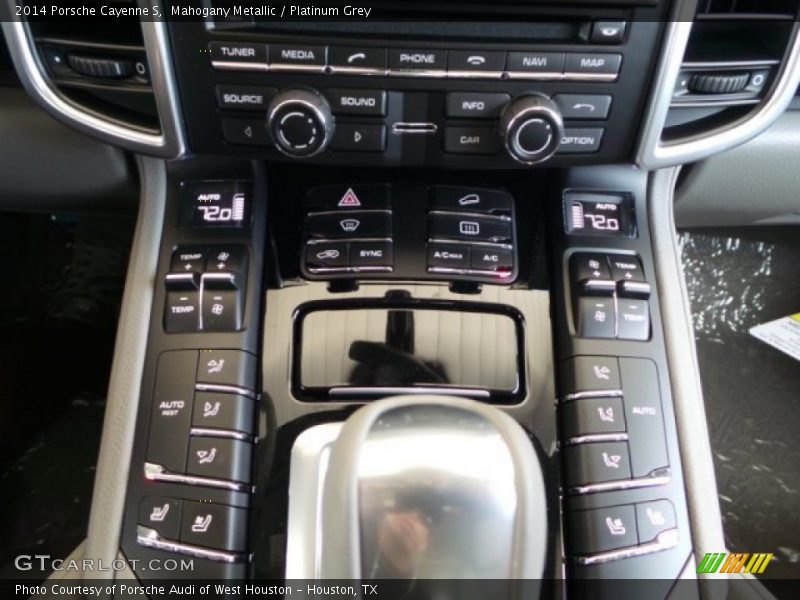 Mahogany Metallic / Platinum Grey 2014 Porsche Cayenne S