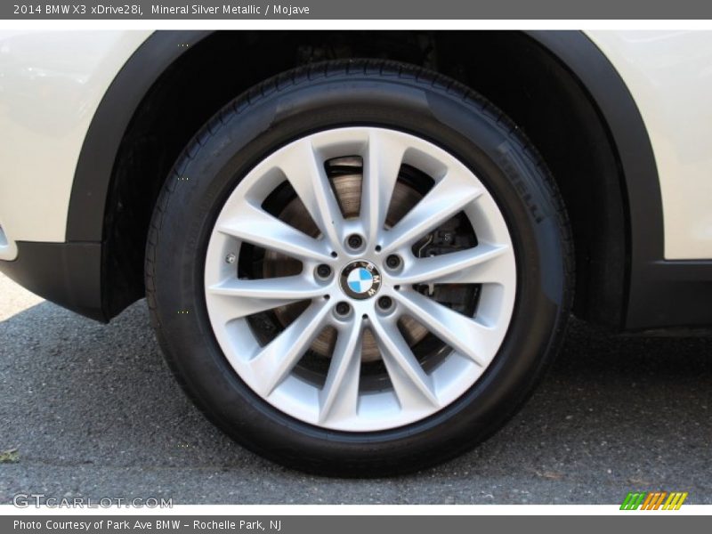 Mineral Silver Metallic / Mojave 2014 BMW X3 xDrive28i