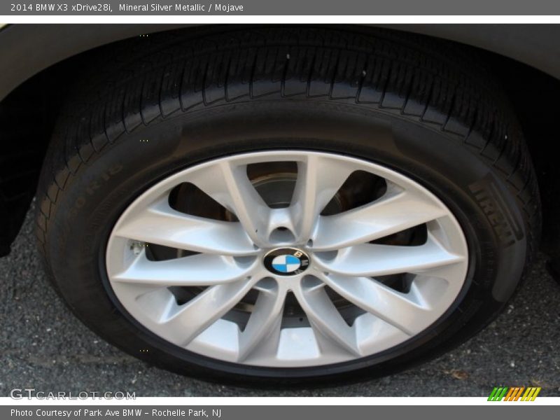 Mineral Silver Metallic / Mojave 2014 BMW X3 xDrive28i