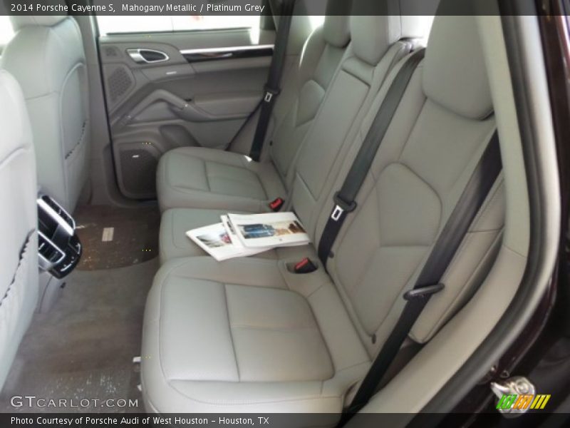 Rear Seat of 2014 Cayenne S