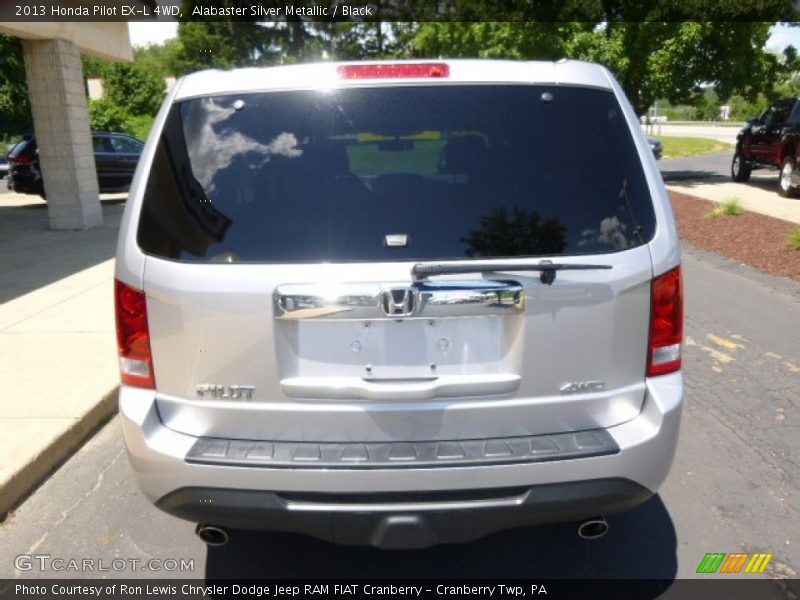 Alabaster Silver Metallic / Black 2013 Honda Pilot EX-L 4WD