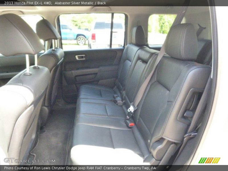Alabaster Silver Metallic / Black 2013 Honda Pilot EX-L 4WD