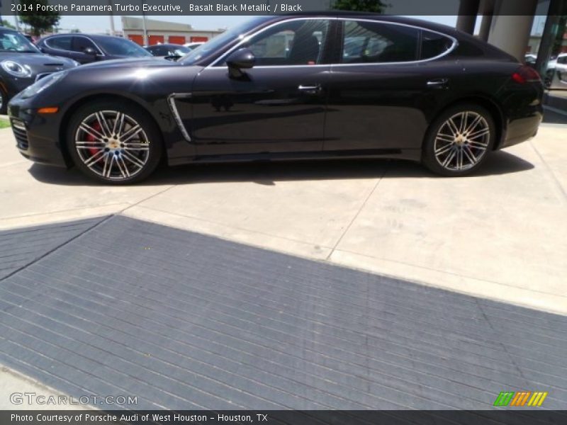 Basalt Black Metallic / Black 2014 Porsche Panamera Turbo Executive