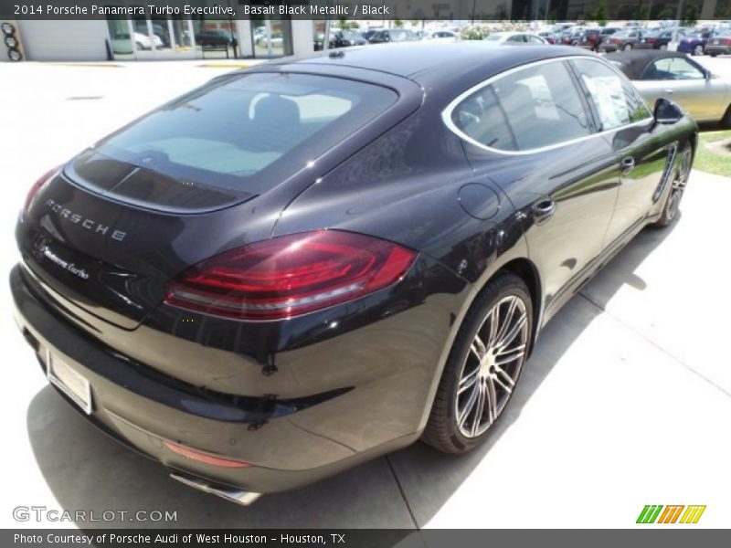 Basalt Black Metallic / Black 2014 Porsche Panamera Turbo Executive