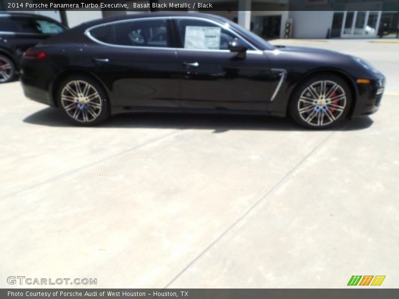 Basalt Black Metallic / Black 2014 Porsche Panamera Turbo Executive