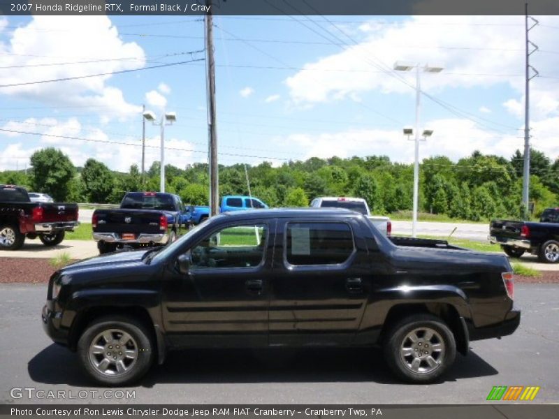 Formal Black / Gray 2007 Honda Ridgeline RTX