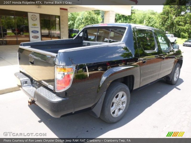 Formal Black / Gray 2007 Honda Ridgeline RTX