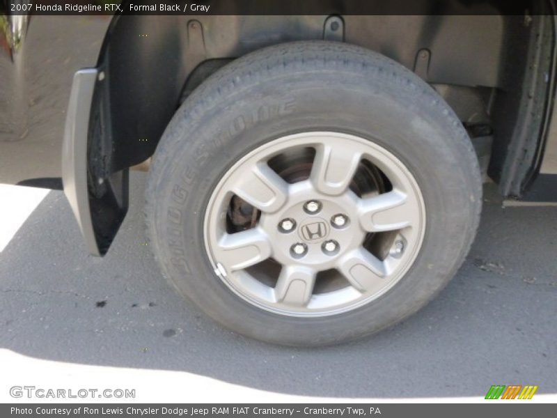 Formal Black / Gray 2007 Honda Ridgeline RTX