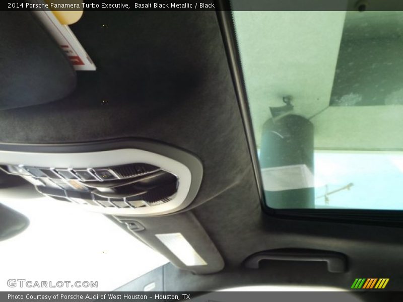 Basalt Black Metallic / Black 2014 Porsche Panamera Turbo Executive