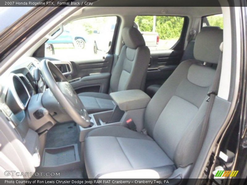 Formal Black / Gray 2007 Honda Ridgeline RTX