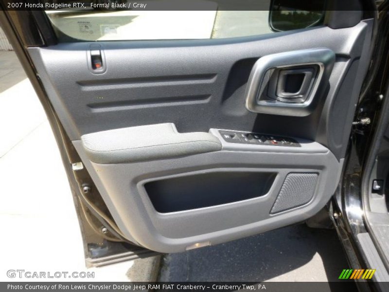 Formal Black / Gray 2007 Honda Ridgeline RTX