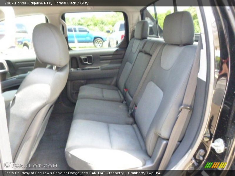Formal Black / Gray 2007 Honda Ridgeline RTX
