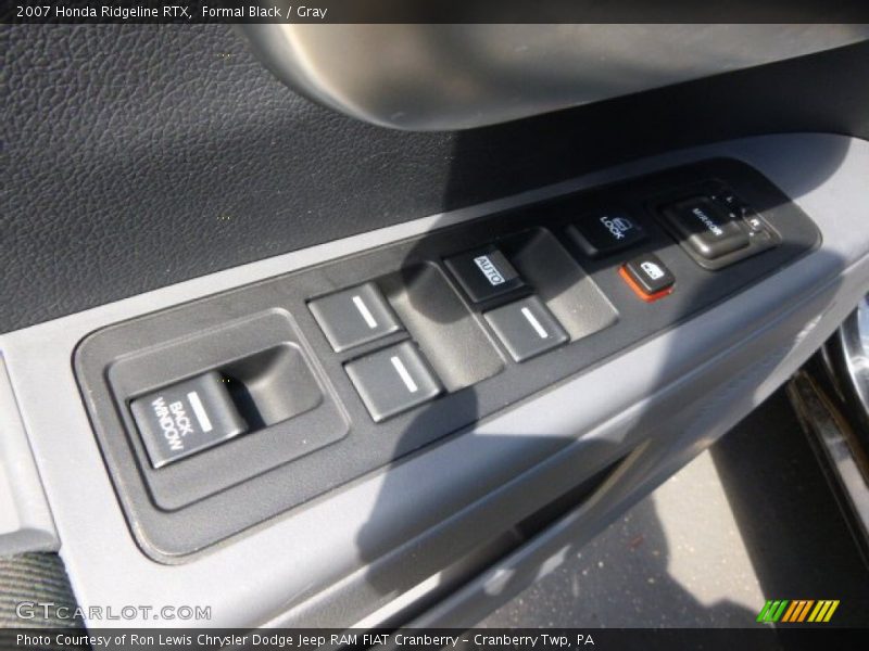 Formal Black / Gray 2007 Honda Ridgeline RTX