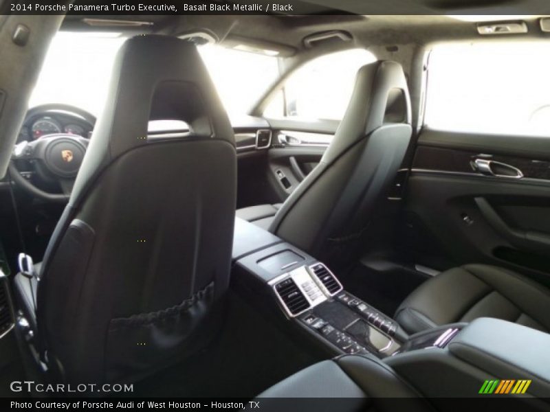 Basalt Black Metallic / Black 2014 Porsche Panamera Turbo Executive