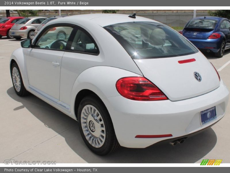 Pure White / Beige 2014 Volkswagen Beetle 1.8T