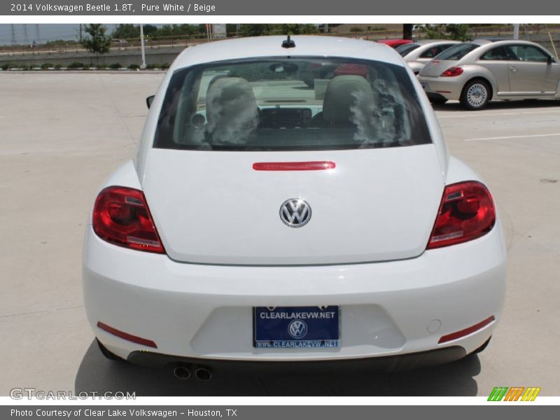 Pure White / Beige 2014 Volkswagen Beetle 1.8T