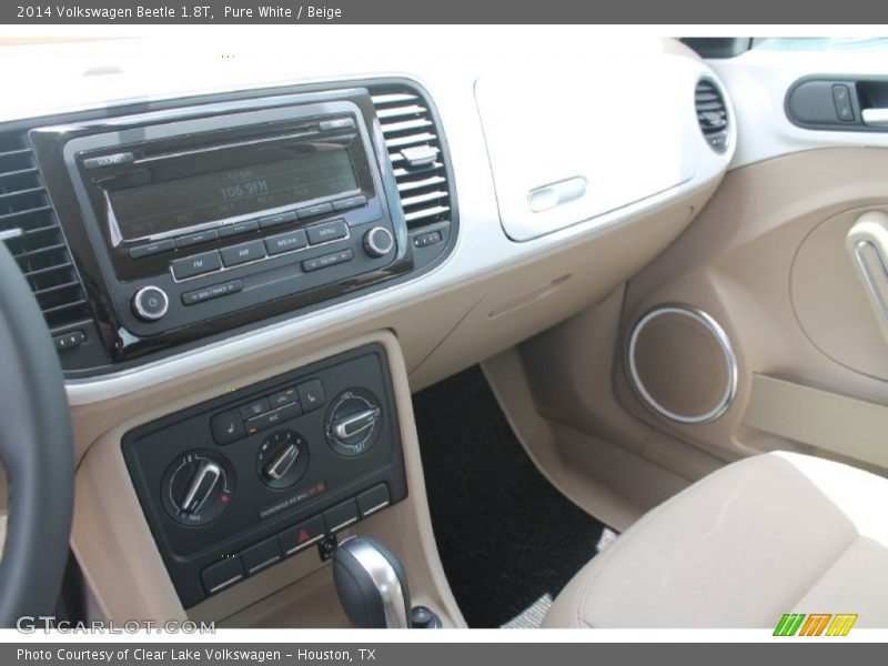 Pure White / Beige 2014 Volkswagen Beetle 1.8T
