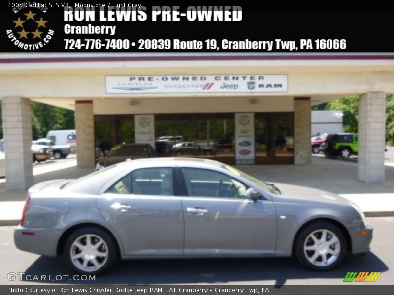 Moonstone / Light Gray 2005 Cadillac STS V8