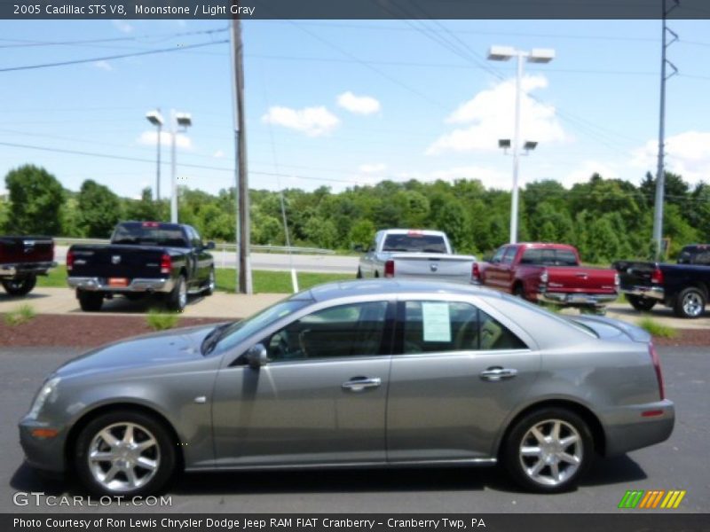 Moonstone / Light Gray 2005 Cadillac STS V8