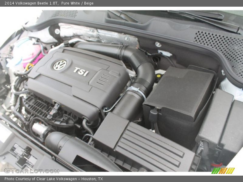 Pure White / Beige 2014 Volkswagen Beetle 1.8T