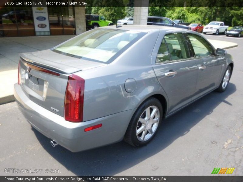 Moonstone / Light Gray 2005 Cadillac STS V8