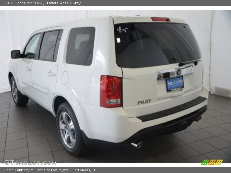 Taffeta White / Gray 2015 Honda Pilot EX-L