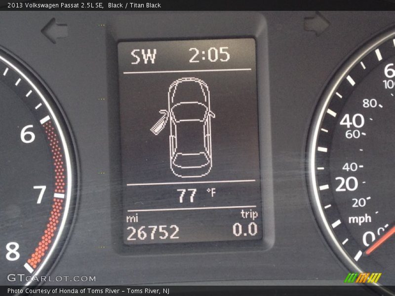 Black / Titan Black 2013 Volkswagen Passat 2.5L SE