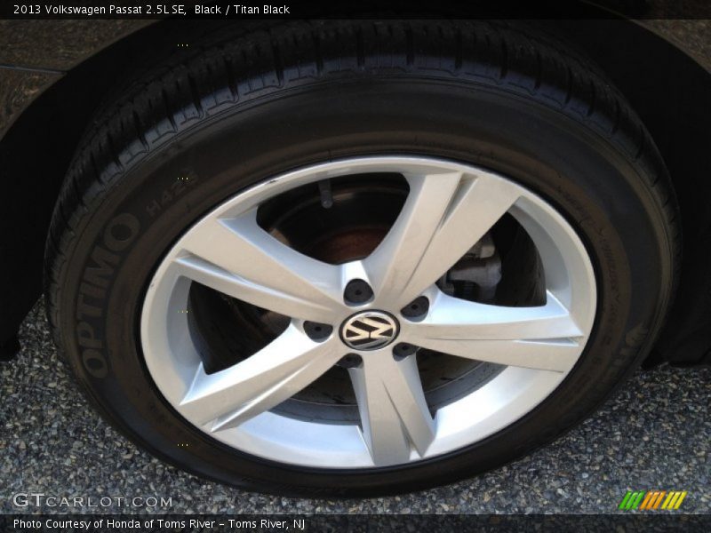 Black / Titan Black 2013 Volkswagen Passat 2.5L SE