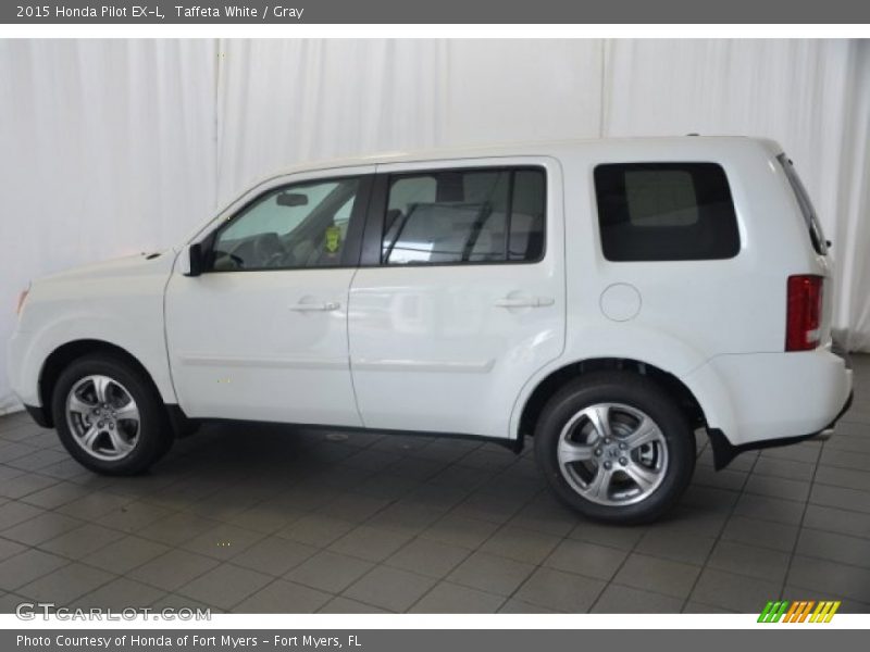 Taffeta White / Gray 2015 Honda Pilot EX-L