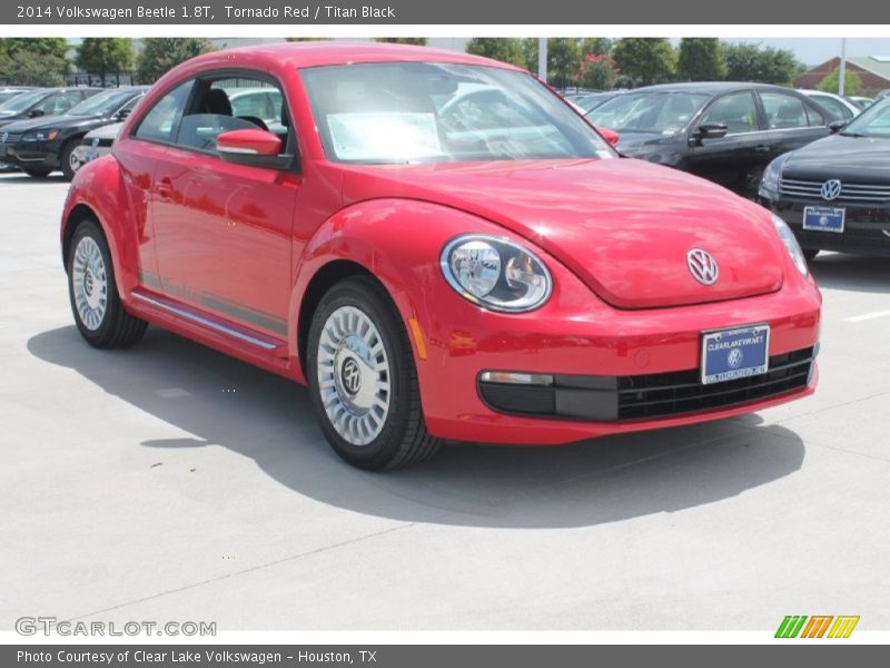 Tornado Red / Titan Black 2014 Volkswagen Beetle 1.8T