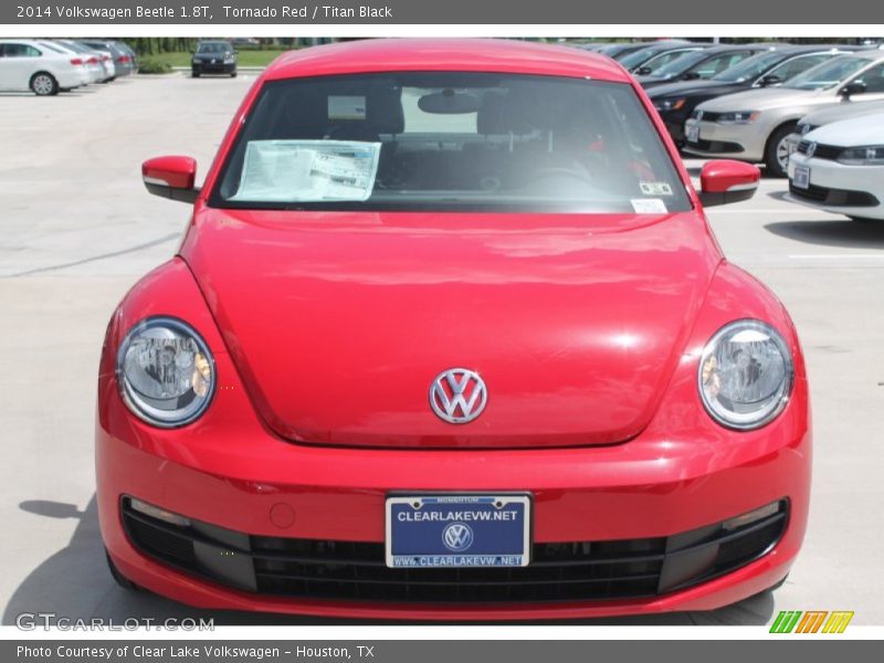Tornado Red / Titan Black 2014 Volkswagen Beetle 1.8T