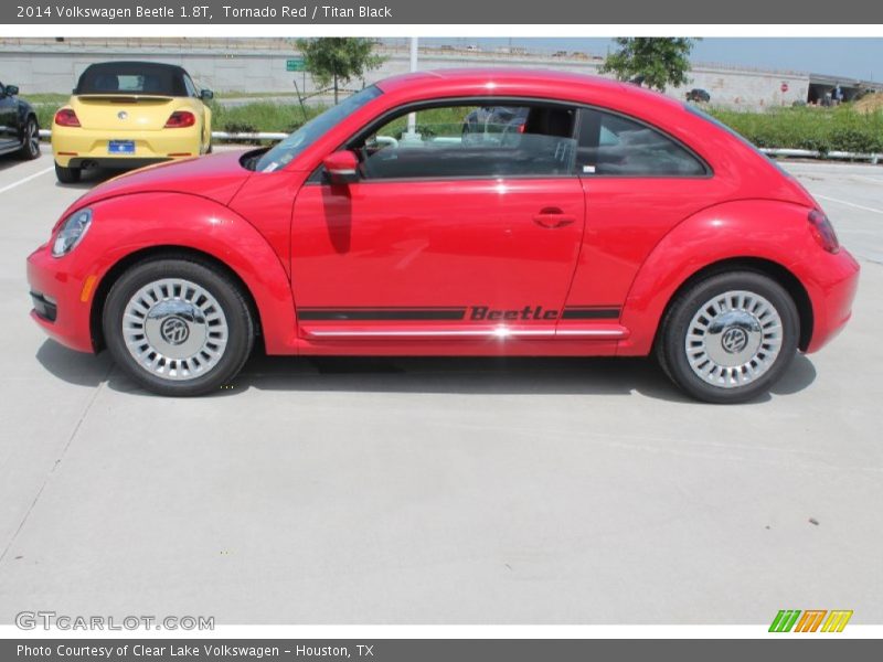 Tornado Red / Titan Black 2014 Volkswagen Beetle 1.8T