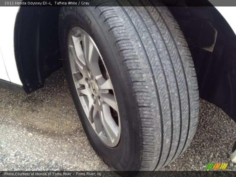 Taffeta White / Gray 2011 Honda Odyssey EX-L