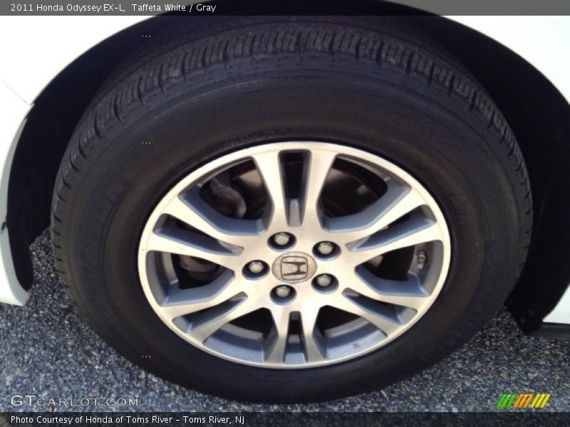 Taffeta White / Gray 2011 Honda Odyssey EX-L