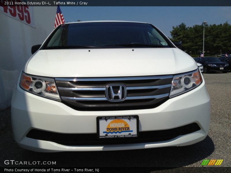 Taffeta White / Gray 2011 Honda Odyssey EX-L