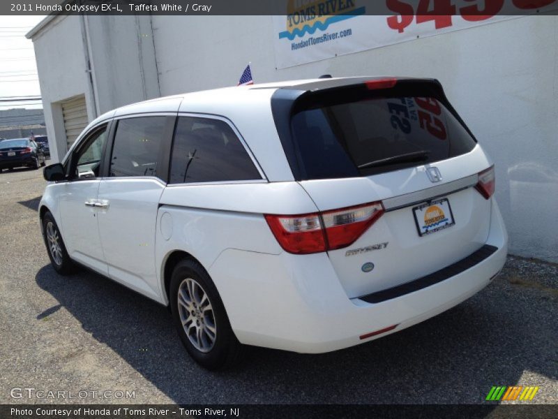 Taffeta White / Gray 2011 Honda Odyssey EX-L