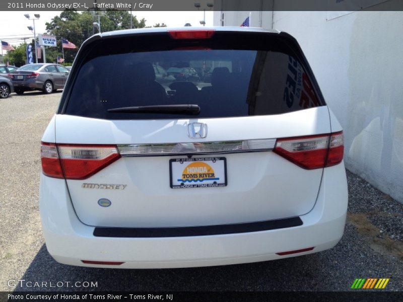 Taffeta White / Gray 2011 Honda Odyssey EX-L
